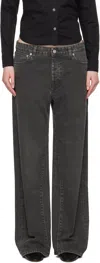 Our Legacy Black Treble Cut Jeans