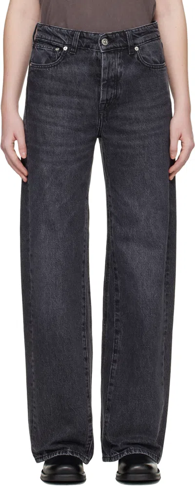 Our Legacy Black Treble Cut Jeans In Gray