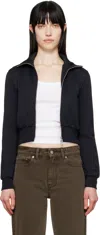 Our Legacy Black Tricot Track Jacket In Prime Black Track