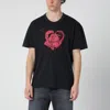 Our Legacy Mens Love Story Print Loose Love Graphic-print Cotton T-shirt In Black