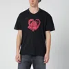 Our Legacy Mens Love Story Print Loose Love Graphic-print Cotton T-shirt In Black