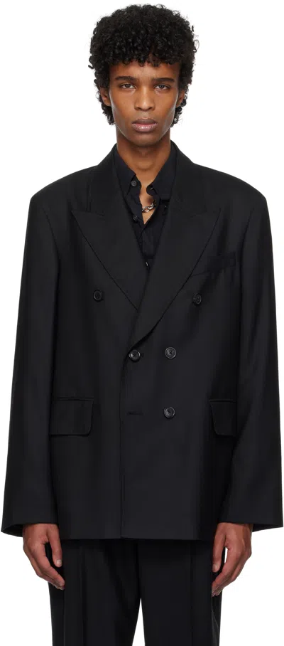Our Legacy Black Unconstructed Db Blazer