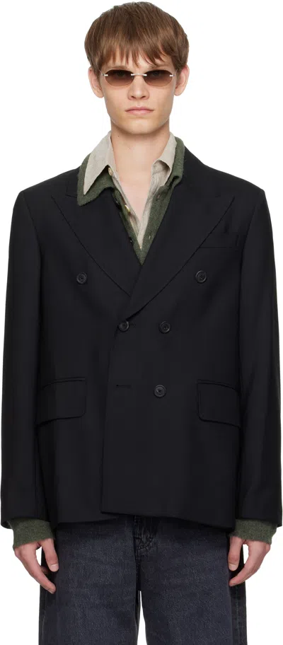 OUR LEGACY BLACK UNSTRUCTURED DB BLAZER