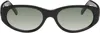 Our Legacy Unwound Sunglasses In Infinite Black