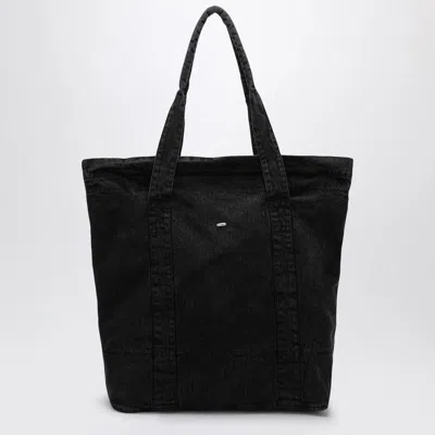 Our Legacy Black Washed Tote Bag In Multicolor