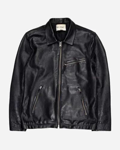 Pre-owned Our Legacy "black Wax" Leather Jacket