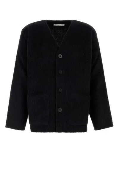 OUR LEGACY BLACK WOOL BLEND CARDIGAN