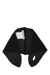Our Legacy Wool Blend Scarf Loop Detail In Black
