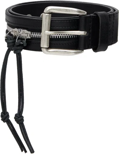 Our Legacy Black Zipped Belt