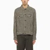 OUR LEGACY OUR LEGACY BLACK/WHITE BLEND CHECKED SHIRT JACKET