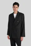 Our Legacy Unconstructed Db Blazer In Black