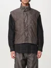 Our Legacy Vintage Effect Sleeveless Vest With Front Pocket In Braun