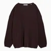 Our Legacy Rigid Popover Alpaca-blend Sweater In Purple
