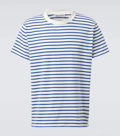 OUR LEGACY BLISS STRIPED COTTON T-SHIRT