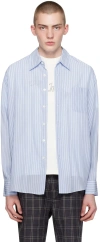 Our Legacy Blue Above Shirt In Flat Corp Floating T
