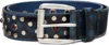 Our Legacy Vortex Leather Belt In Blue