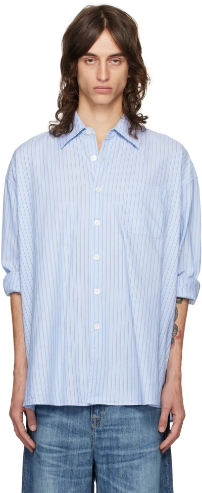 OUR LEGACY BLUE BORROWED SHIRT