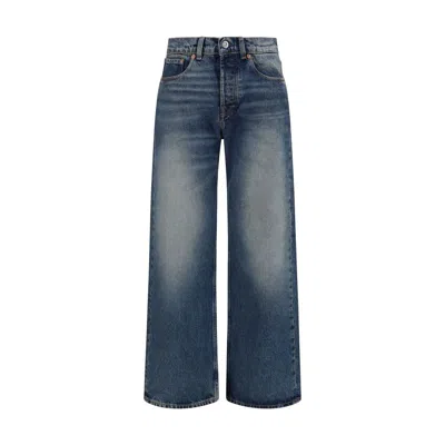 Our Legacy Blue Cotton Relaxed Fit Jeans