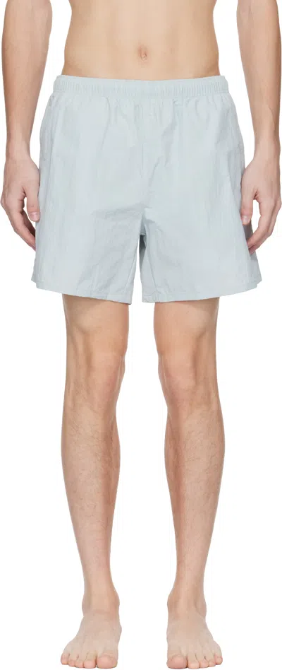 Our Legacy Blue Drape Tech Swim Shorts