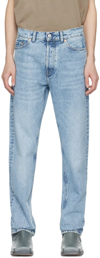 Our Legacy Blue First Cut Jeans In Left Hand Twill Chop