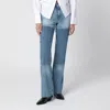 Our Legacy Patchwork Panel Mini Jeans For Women In Blue