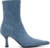 Our Legacy Blue Slim Denim Boots In Vintage Denim
