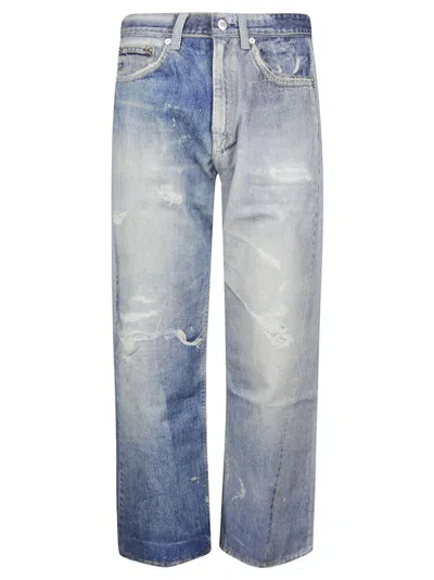 Our Legacy Blue Straight-cut Medium-rise Jeans
