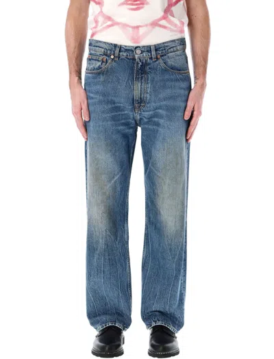 OUR LEGACY BLUE THIRD CUT DENIM JEANS