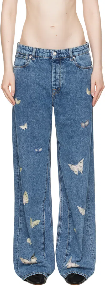 Our Legacy Blue Treble Cut Jeans