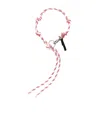 Our Legacy Boat Rope Bracelet In Pink