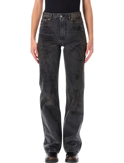 Our Legacy Boot Cut Car Repair Wash In Gray