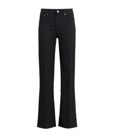 Our Legacy Boot Cut Denim Straight Jeans In Black