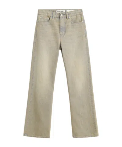 Our Legacy Boot Cut In Green