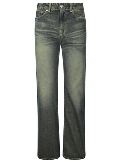 Our Legacy Boot Cut Jeasn In Green