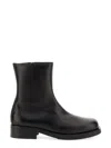 Our Legacy Camion Boot Boots In Black Leather In Black