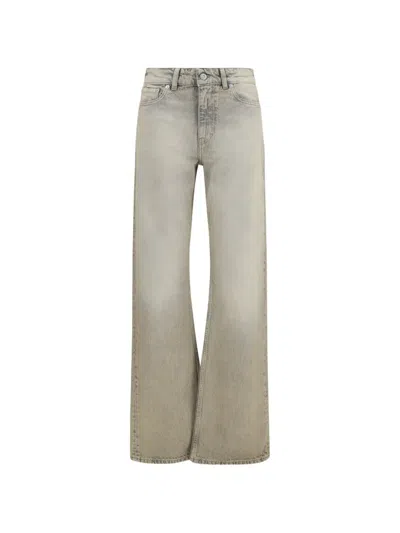 Our Legacy Boot Cut Mid-rise Straight-leg Jeans In Neutral