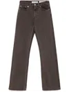 Our Legacy Bootcut Jeans In Brown