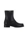Our Legacy Block Heel Round Toe Smooth Finish Boots