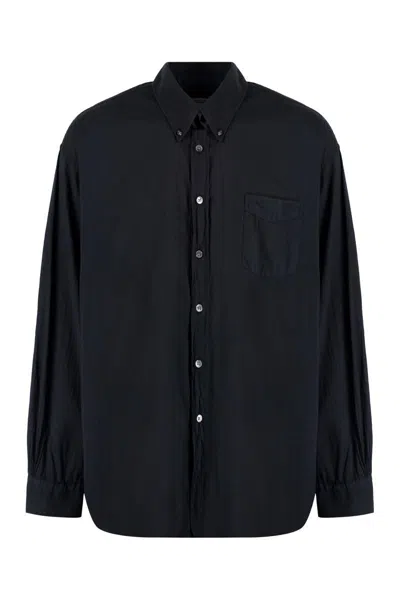 Our Legacy Borrowed Bd Cotton Button-down Shirt In Black