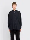 Our Legacy Borrowed Bd Shirt In Black