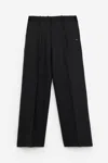 Our Legacy Borrowed Wool Trousers In Black