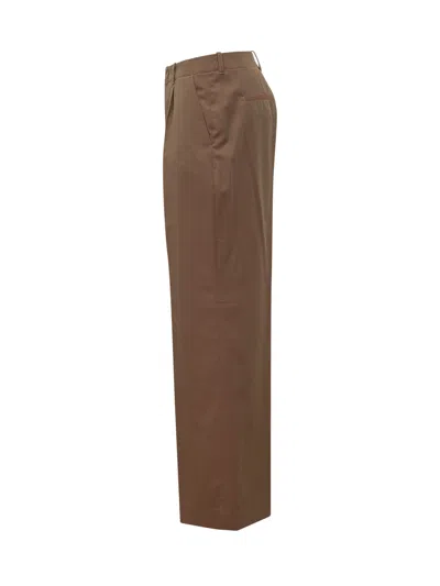 Our Legacy Borrowed Chino Pants With Front Pleat In Bronze