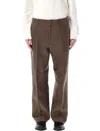 Our Legacy Brown Borrowed Chino Trousers In Tobacco