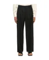 Our Legacy Borrowed Chino Wool Trousers In Black
