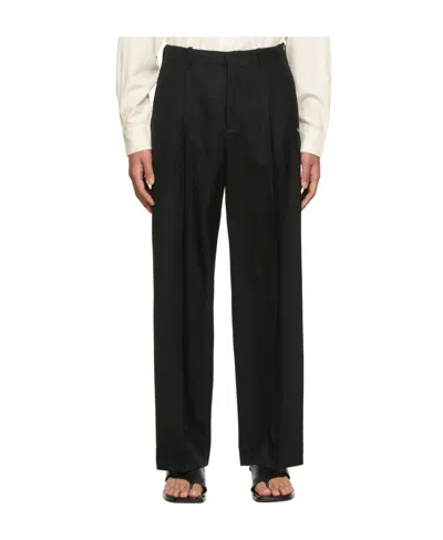 Our Legacy Borrowed Chino Wool Trousers In Black