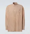Our Legacy Casual Shirt With Buttoned Front Pocket In Beige