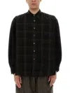 Our Legacy Borrowed Plaid Button-up Shirt In Brown