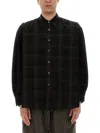 Our Legacy Borrowed Plaid Button-up Shirt In Brown