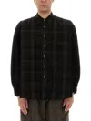 Our Legacy Borrowed Plaid Button-up Shirt In Brown