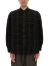 Our Legacy Borrowed Plaid Button-up Shirt In Brown
